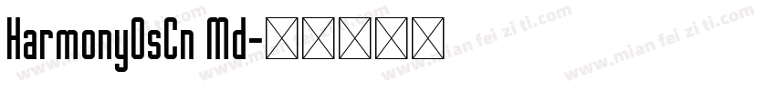 HarmonyOsCn Md字体转换